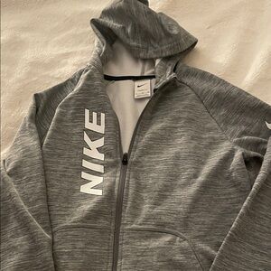 Boys XL Nike full zip hoodie gray
